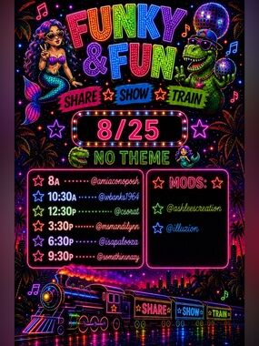 Funky & Fun Share Show Train